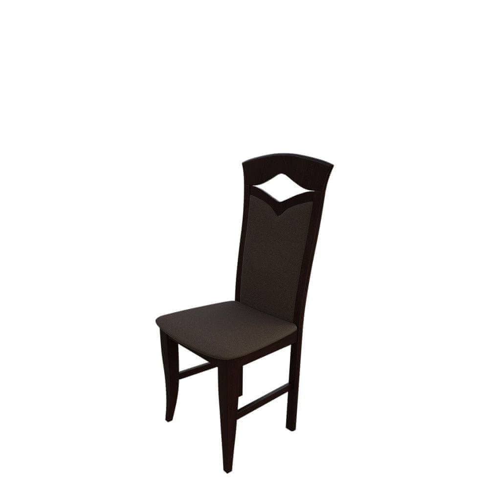 Veneti Jedálenská stolička MOVILE 30 - orech / tmavá hnedá 1